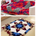 Prairie Star Throw Free Crochet Pattern