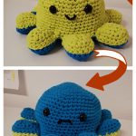 Reversible Mood Octopus Free Crochet Pattern