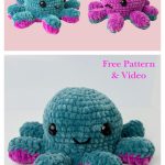 Reversible Octopus Free Crochet Pattern and Video Tutorial