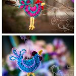 Rooster Ornament Free Crochet Pattern