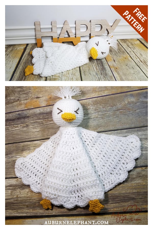 Rupert the Duck Lovey Free Crochet Pattern