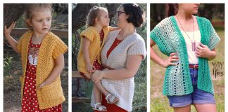 Short Sleeve Cardigan Free Crochet Pattern