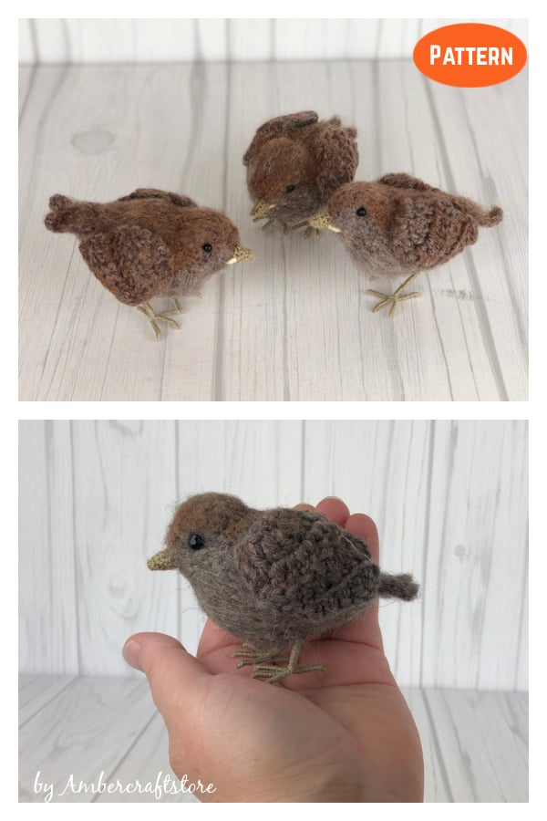 Sparrow Bird Crochet Pattern