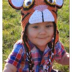 Tiger Hat with Earflaps Free Crochet Pattern