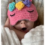 Unicorn Sleep Mask Free Crochet Pattern