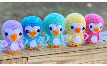 Valentine Penguin Amigurumi Free Crochet Pattern