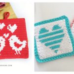 Valentine Potholder Free Crochet Pattern