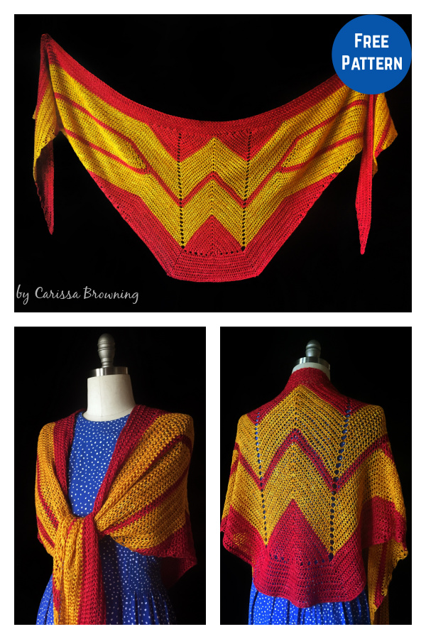 Wonder Woman Wrap Free Crochet Pattern