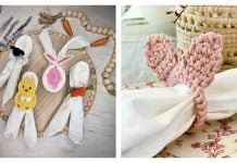 7 Easter Napkin Ring Free Crochet Patterns