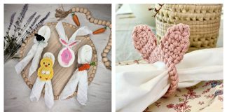 7 Easter Napkin Ring Free Crochet Patterns