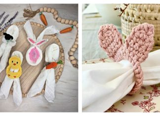 7 Easter Napkin Ring Free Crochet Patterns