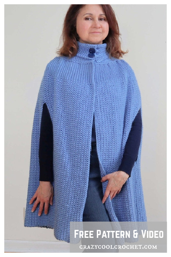 The Romney Cape Coat Crochet Pattern