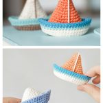 Boat and Sailboat Amigurumi Free Crochet Pattern