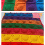 Bubble Burst Rainbow Blanket Crochet Pattern