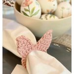 Bunny Ears Napkin Ring Free Crochet Pattern