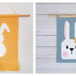 Bunny Wall Hanging Free Crochet Pattern