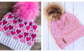 Heart Love Hat Crochet Patterns