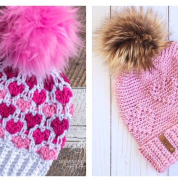 Heart Love Hat Crochet Patterns