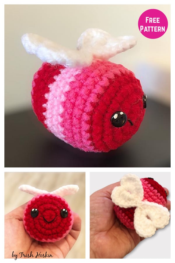 Love Bug Amigurumi Free Crochet Pattern 