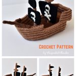 Pirate Boat Amigurumi Crochet Pattern