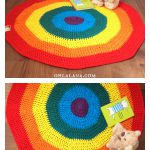 Rainbow Playmat Free Crochet Pattern