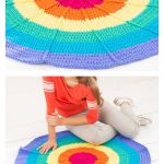 Rainbow Rug Free Crochet Pattern