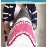 Shark Pillow Free Crochet Pattern