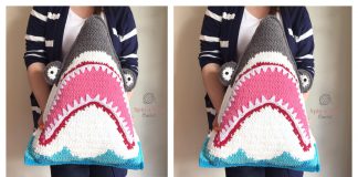 Shark Pillow Free Crochet Pattern