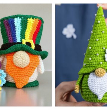 St. Patrick’s Day Gnome Amigurumi Crochet Patterns