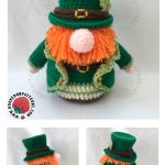 St. Patrick’s Day Leprechaun Gonk Amigurumi Free Crochet Pattern