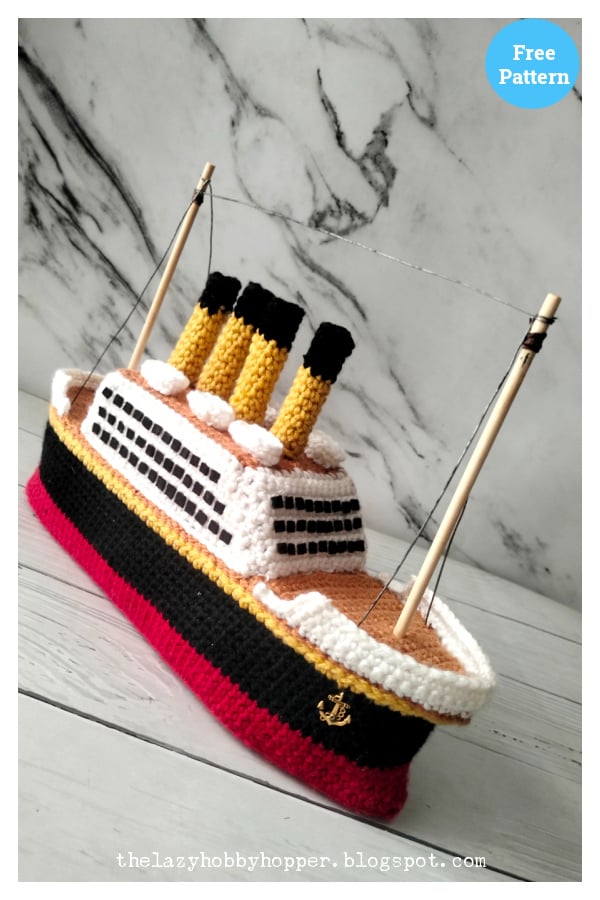 Titanic Amigurumi Free Crochet Pattern