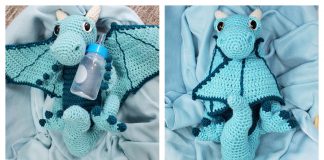 Toby the Newborn Dragon Free Crochet Pattern
