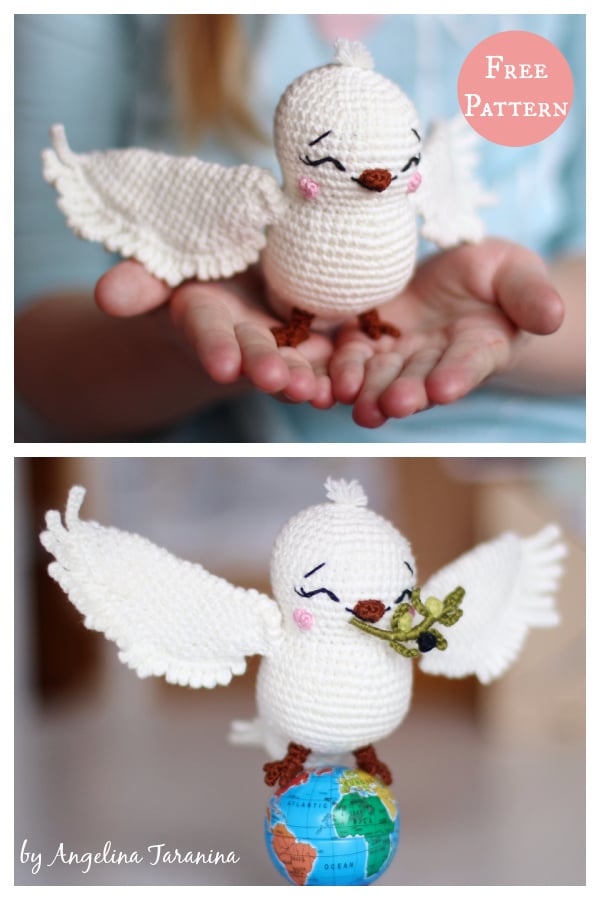 Amigurumi Dove of Peace Free Crochet Pattern