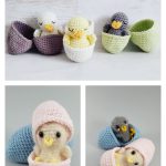 Amigurumi Hatching Baby Chicken Free Crochet Pattern