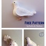 Amigurumi White Dove Free Crochet Pattern