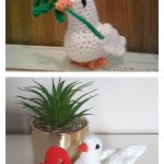 Amigurumi White Dove With Olive Branch Free Crochet Pattern