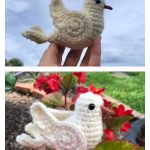 Amigurumi White Peace Dove Crochet Pattern