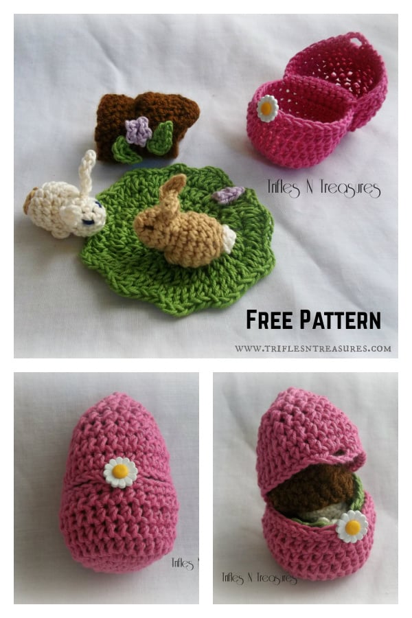Bonny Bunny Surprise Egg Free Crochet Pattern