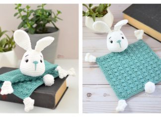 Bunny Safety Blanket Free Crochet Pattern