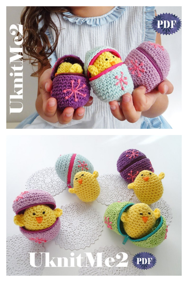 Chicks Amigurumi Surprise Egg Crochet Pattern