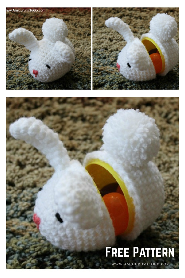 Easter Egg Bunny Surprise Egg Free Crochet Pattern