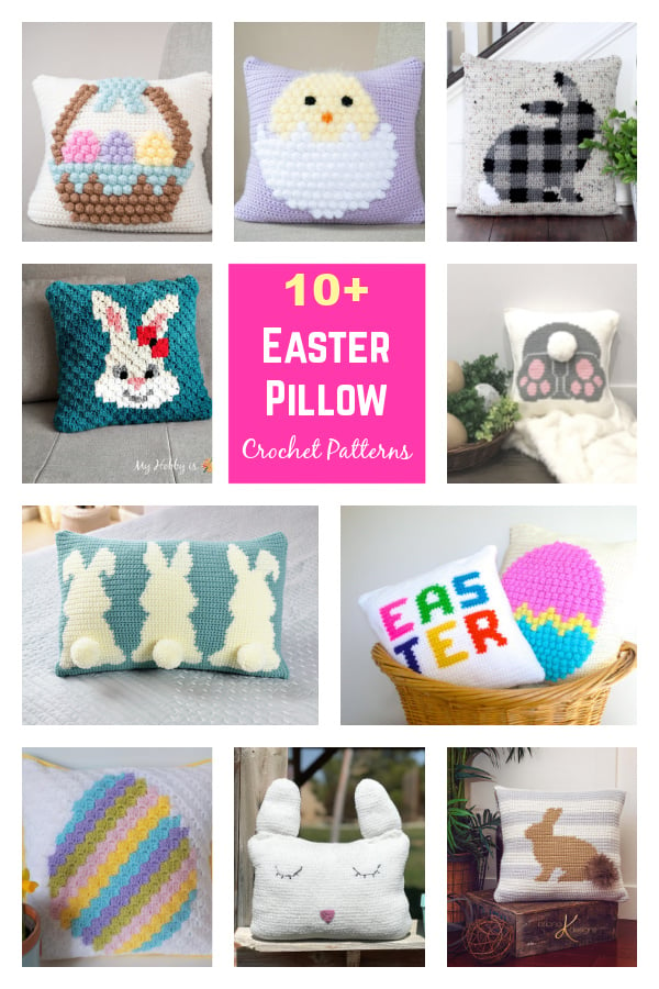 Easter Pillow Crochet Patterns 