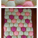 Hexa-Puff Quilt Free Crochet Pattern