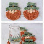 Leprechaun Coasters Free Crochet Pattern