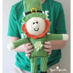 Leprechaun Cuddle Buddy Amigurumi Free Crochet Pattern