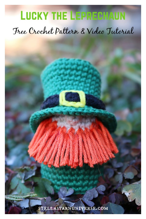 Liam the Leprechaun and Four-Leaf Clover Free Crochet Pattern