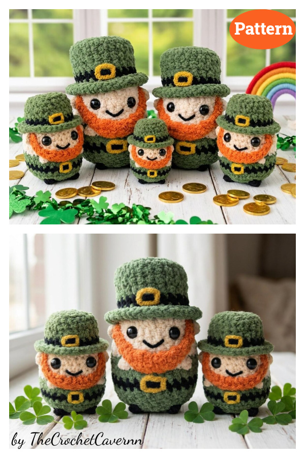 Mini leprechaun Crochet Pattern 
