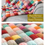 Puff Quilt Free Crochet Pattern and Video Tutorial