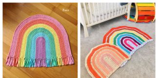 Rainbow Rug Crochet Patterns