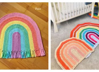 Rainbow Rug Crochet Patterns